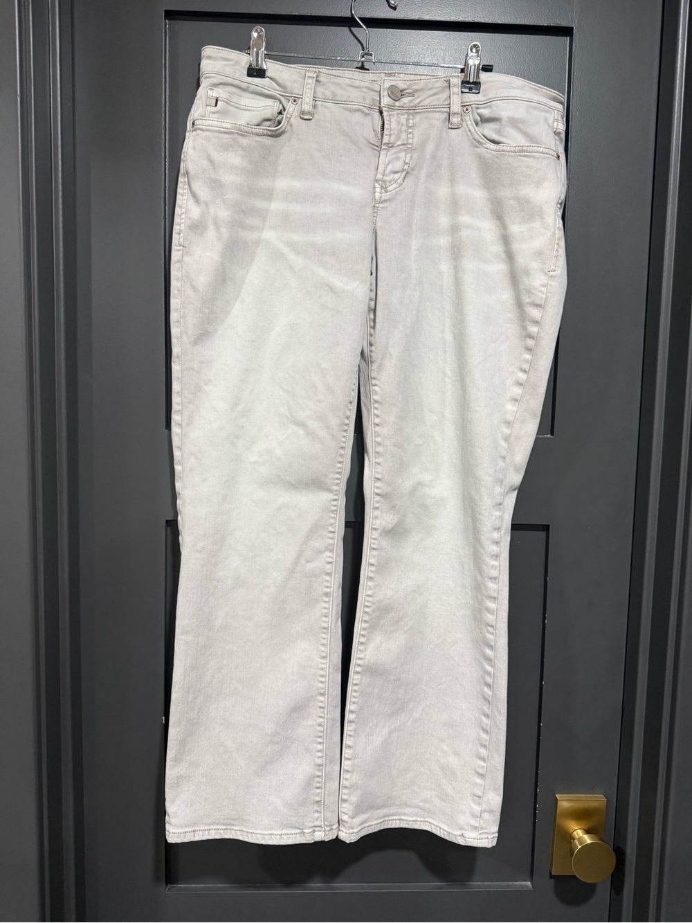 Dear John Light Gray Boot Cut Jeans